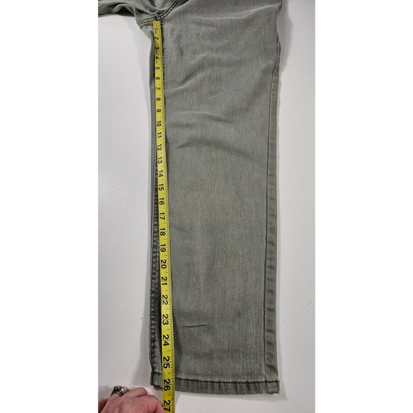 Chicos platinum green career casual pants size 1 cropped (8) * - Picture 7 of 7